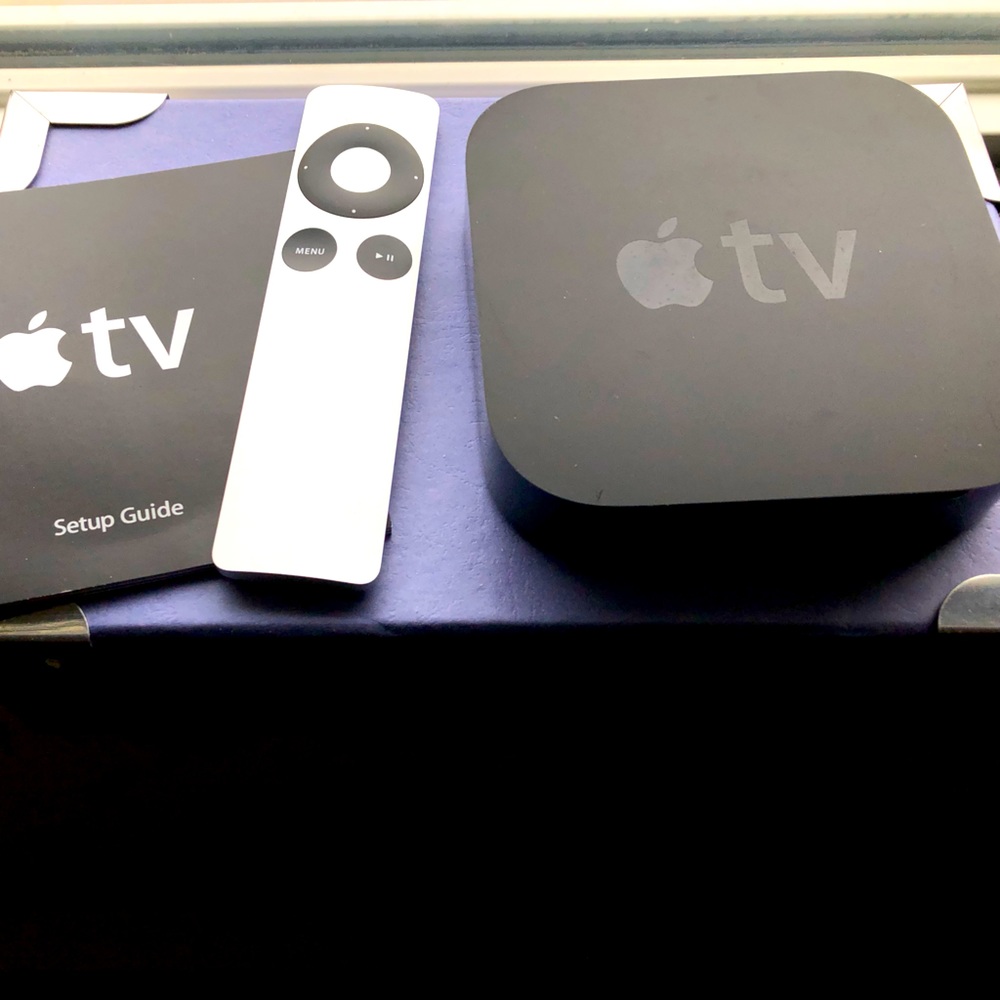 3rd generation Apple TV with original box and product information